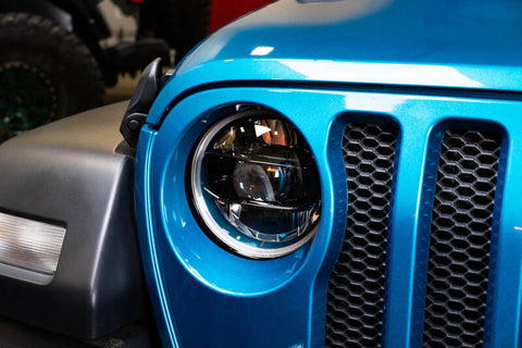 DV8 Offroad 18-22 Jeep Gladiator Wrangler LED Projector Headlights - HLCJL-02