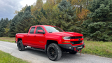 Fishbone Offroad 07-18 Chevrolet Silverado 1500/2500/3500 Double Cab Oval Side Steps -Black Textured - FB21382