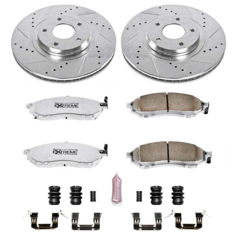 Power Stop 11-14 Nissan Murano Front Z26 Street Warrior Brake Kit - K5263-26