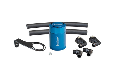 Volant 21-25 Ford Bronco 2.7L Turbo Auto 3oz Aluminum Oil Catch Can w/Mounting Bracket - Blue - VC0012