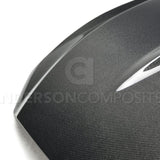 Anderson Composites 15-17 Ford Mustang (Excl. GT350/GT350R) Double Sided Type-GT5 Carbon Fiber Hood - AC-HD15FDMU-GT5-DS