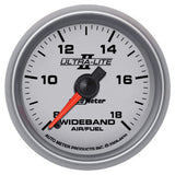 Autometer Ultra-Lite II 2 1/16in 8:1-18:1 AFR Analog Wideband FSE Air/Fuel Ratio Gauge - 4970