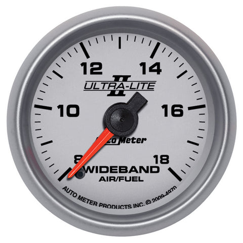 Autometer Ultra-Lite II 2 1/16in 8:1-18:1 AFR Analog Wideband FSE Air/Fuel Ratio Gauge - 4970