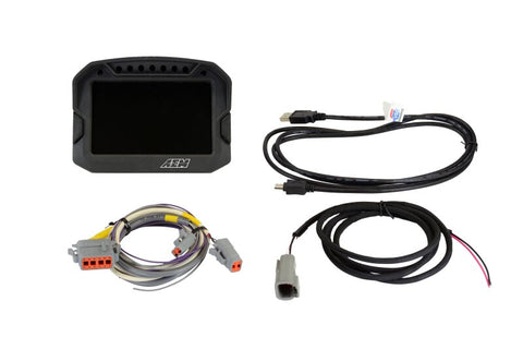 AEM CD-5G Carbon Digital Dash Display w/ Interal 10Hz GPS & Antenna - 30-5602