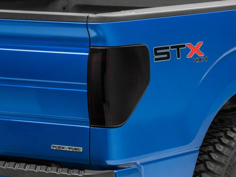 Raxiom 09-14 Ford F-150 Styleside Axial Series LED Tail Lights w/ Halo- Blk Housing (Smoked Lens) - T565679