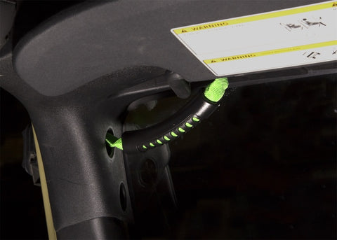 Rugged Ridge A-Pillar Grab Handle Green 07-18 Jeep Wrangler - 13305.18
