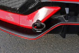 PERRIN 10th Gen Civic SI/Type-R/Hatchback Tow Hook Kit (Rear) - Glossy Black - PHP-BDY-251GBK