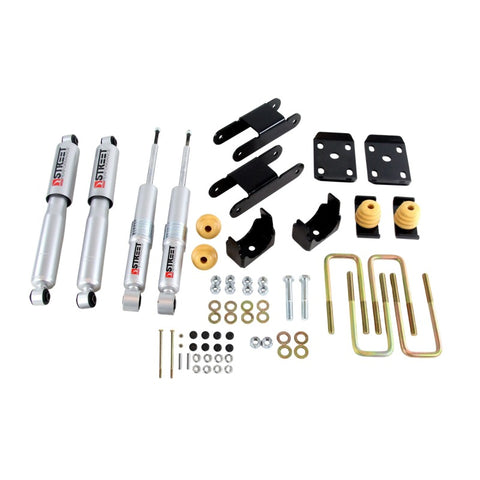 Belltech 2015 GM Colorado/Canyon Ext Cab Short Bed Lowering Kit w/ND II Shocks - 0-3in F/4in R Drop - 999SP