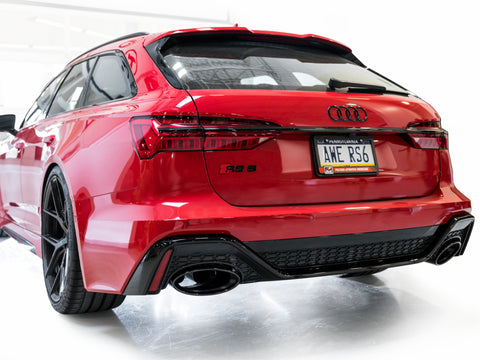 AWE Tuning 21-23 Audi C8 RS6/RS7 SwitchPath Cat-Back Exhaust - Diamond Black Tips - 3025-33776