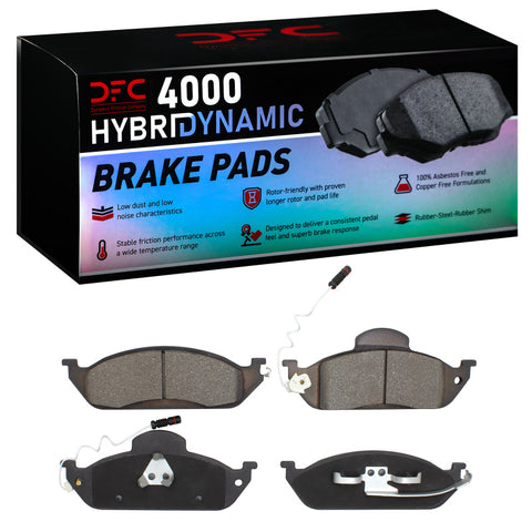 DFC 98-05 Mercedes-Benz Ml430 Front 4000 Hybridynamic Brake Pads - 4000-0760-00