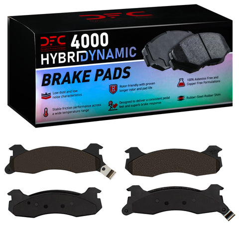 DFC 82-90 Mercury Capri Rear 4000 Hybridynamic Brake Pads - 4000-0204-00