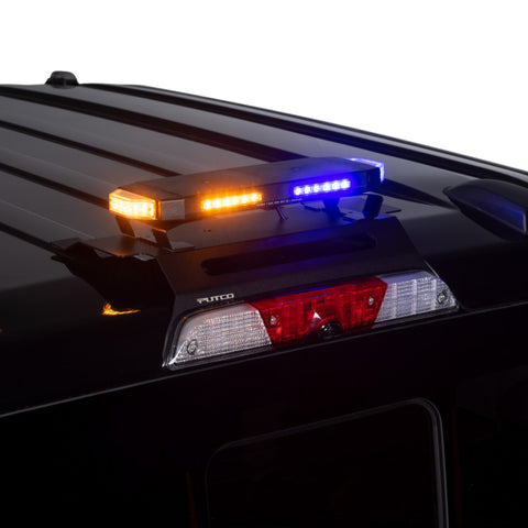 Putco 16in Universal Light Bar LED Tri-Hornet - Amber/White/Blue Single - 950216