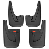 Husky Liners 19-22 RAM 2500/3500 w/o OEM Fender Flares Custom Front & Rear Mud Guard Set - Black - 58046