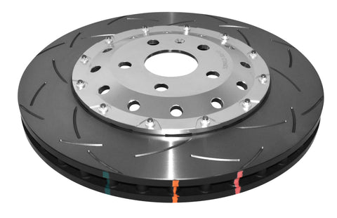 DBA 2016 Audi RS5 (w/Wavy Iron Rotors) Convertible Rear 5000 Series Slotted Rotor w/Silver Hat - 52841SLVS