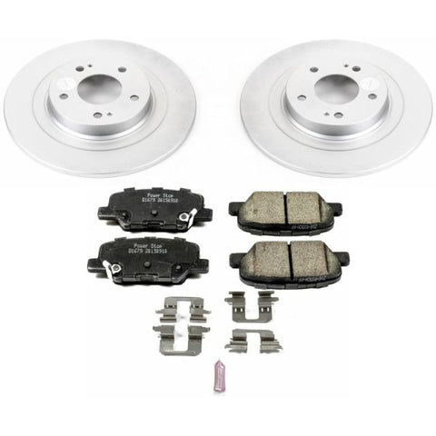 Power Stop 14-18 Mitsubishi Outlander Rear Z17 Evolution Geomet Coated Brake Kit - CRK6976
