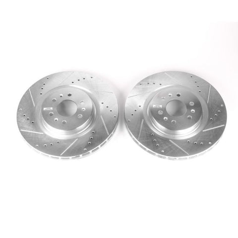 Power Stop 04-07 Cadillac CTS Front Evolution Drilled & Slotted Rotors - Pair - AR82105XPR