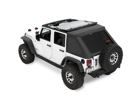 Bestop 07-18 Jeep Wrangler JK 4-Door Ascent (Black Diamond) - 56825-35