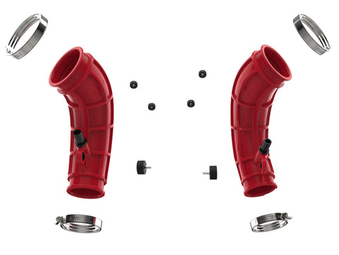 aFe Power 22-24 Toyota Land Cruiser (J300) / 22-24 Toyota Tundra V6-3.4L (tt) Red Turbo Inlet Pipes - 55-20001-R