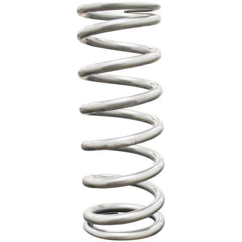QA1 2-1/2in ID High Travel Spring - 9in Length x 650lbs/in - Silver Powder Coated - 9HT650