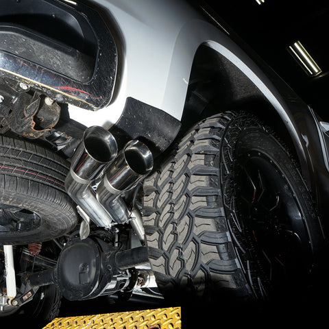 Stainless Works 2019+ Chevrolet Silverado 5.3L 3in Legend Catback Perf Connect Dual Polished Tip - CT19CBL