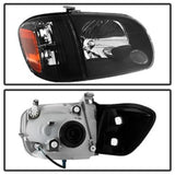 xTune Toyota Tundra Double Cab 05-06 OEM Style Headlights & Corner Lights Black HD-JH-TTUN05-AM-BK - 9034336