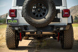 DV8 Offroad 2018 Jeep Wrangler JL MTO Series Rear Bumper w/ Optional Tire Carrier - RBJL-13