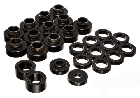 Energy Suspension CJ-8 Scrambler Body Mount - Black - 2.4104G