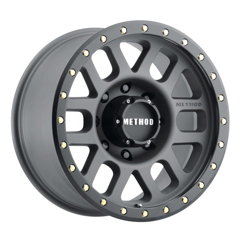 Method MR309 Grid 17x8.5 0mm Offset 8x6.5 130.81mm CB Titanium/Black Street Loc Wheel - MR30978580800