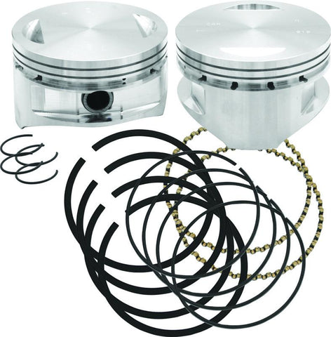 S&S Cycle 84-99 BT 4in x 4-1/2in Piston Set - .010in - 92-1411