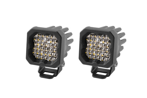Diode Dynamics Stage Series C1 LED Pod Pro - White Flood Standard WBL (Pair) - DD6459P