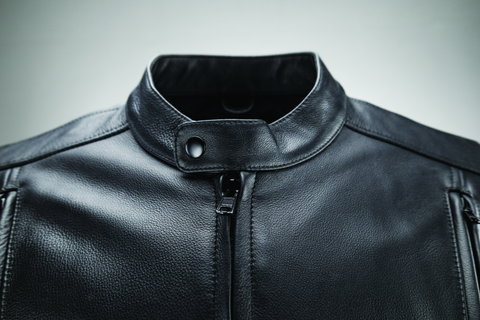 River Road Race Leather Jacket Black - Small - 094356