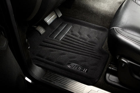 Lund 03-07 Honda Accord Catch-It Carpet Front Floor Liner - Black (2 Pc.) - 583063-B
