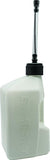 BikeMaster 5 Gallon White Jug Black Cap w/ Auto Shut Off Hose - 151060