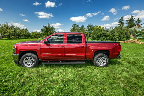 N-Fab Growler Fleet 07-18 Chevy/GMC 1500 / 08-10 Chevy/GMC 2500 Quad Cab - Cab Length - Tex. Black - GFC07QC-TX