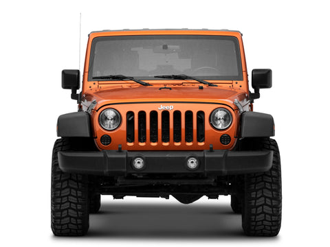 Raxiom 07-18 Jeep Wrangler JK Axial Series LED Front Turn Signals (Smoked) - J119943