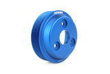 PERRIN 22-26 Subaru WRX / 21-25 Crosstrek / 20-25 LGT/OBXT/FXT Lightweight Water Pump Pulley - Blue - PSP-ENG-112BL
