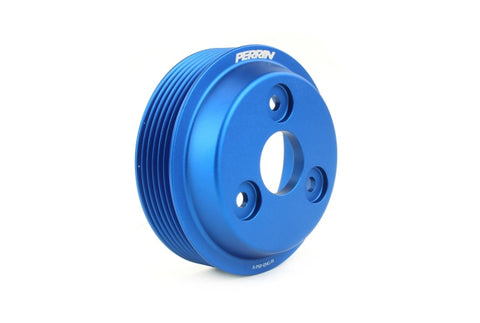PERRIN 15-21 Subaru WRX Lightweight Water Pump Pulley - Blue - PSP-ENG-111BL