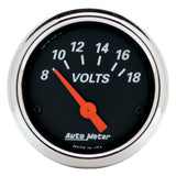 Autometer Designer Black 70-72 Chevelle/ El Camino/ Malibu Dash Kit 6pc Tach/MPH/Fuel/Oil/WTMP/Volt - 7026-DB