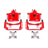 Power Stop 2004 Pontiac Grand Prix Front Red Calipers w/Brackets - Pair - S5034A