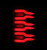 AlphaRex 07-14 Chevrolet Silverado 1500/2500HD/3500HD Luxx-Series LED Tail Lights Black/Red - 620000