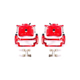 Power Stop 01-05 Acura EL Front Red Calipers w/Brackets - Pair - S2658
