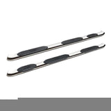 Westin 2019 Chevrolet Silverado Crew Cab PRO TRAXX 5 W2W Oval Nerf Step Bars - Stainless Steel - 21-534690