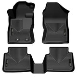 Husky Liners 2024 Subaru Crosstrek Weatherbeater Black Front & 2nd Seat Floor Liners - 95451