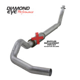 Diamond Eye KIT 5in TB SGL MFLR RPLCMENT PIPE AL: 94-02 DODGE CUMMINS 5.9L W/ RP #510220 - K5216A-RP