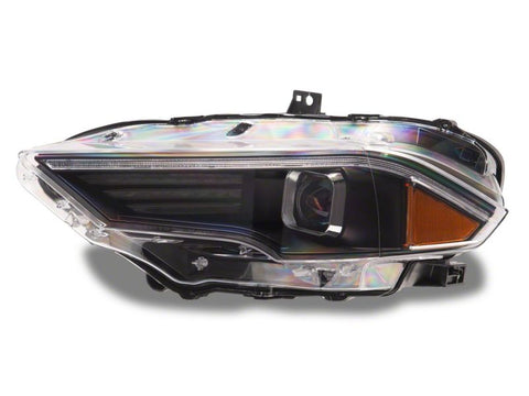 Raxiom 18-23 Ford Mustang GT EcoBoost LED Projector Headlights- Blk Housing (Clear Lens) - 407614