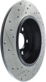 StopTech 05-13 Chrysler300/300C / 09-12 Dodge Challenger Rear Left Drilled & Slotted Rotor - 127.63060L