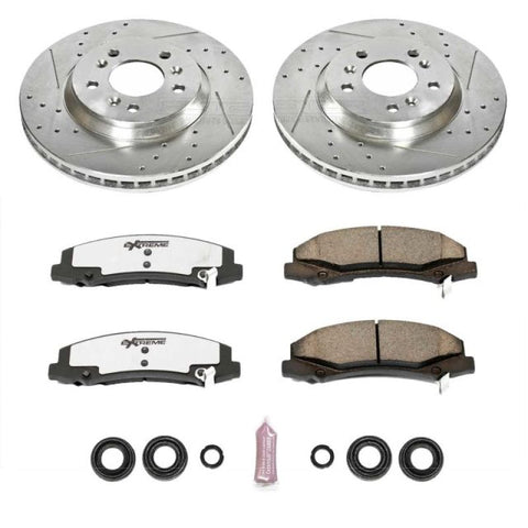 Power Stop 06-11 Buick Lucerne Front Z26 Street Warrior Brake Kit - K1437-26