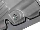 AFE Pro Series Engine Oil Pan Black w/Machined Fins; 11-16 Ford Powerstroke V8-6.7L (td) - 46-70322