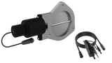 QTP 4in Bolt-On QTEC Electric Cutout Valve w/Flange - Single - QTEC40F