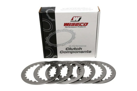Wiseco Clutch Plate Kit - 6 Steel Clutch Basket - WPPS016